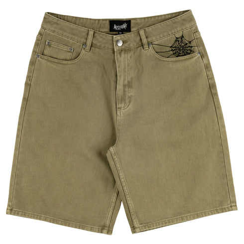 Welcome - Chasm Baggy Denim Shorts (Cedar)